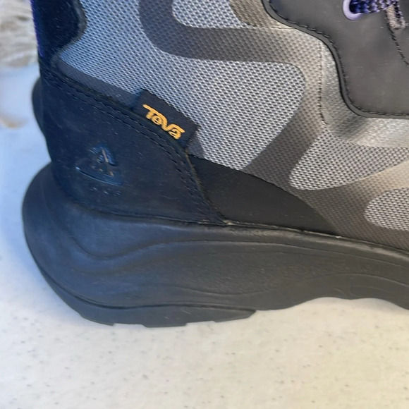 Teva W Geotrecca RP Black Grey Purple Women Outdoors Trail Shoes Sz 8.5 - Picture 7 of 12